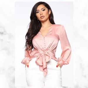 Flirty But Chic Blouse - Rose